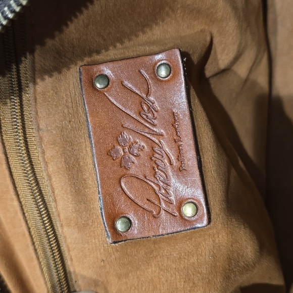 PATRICIA NASH 100% Genuine Italian Leather Tooled Shoulder Bag, Brown Green - Picture 14 of 16